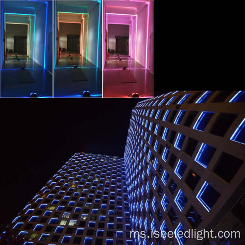 Bingkai Tingkap Bangunan Sempit Rasuk Tangki LED Moden